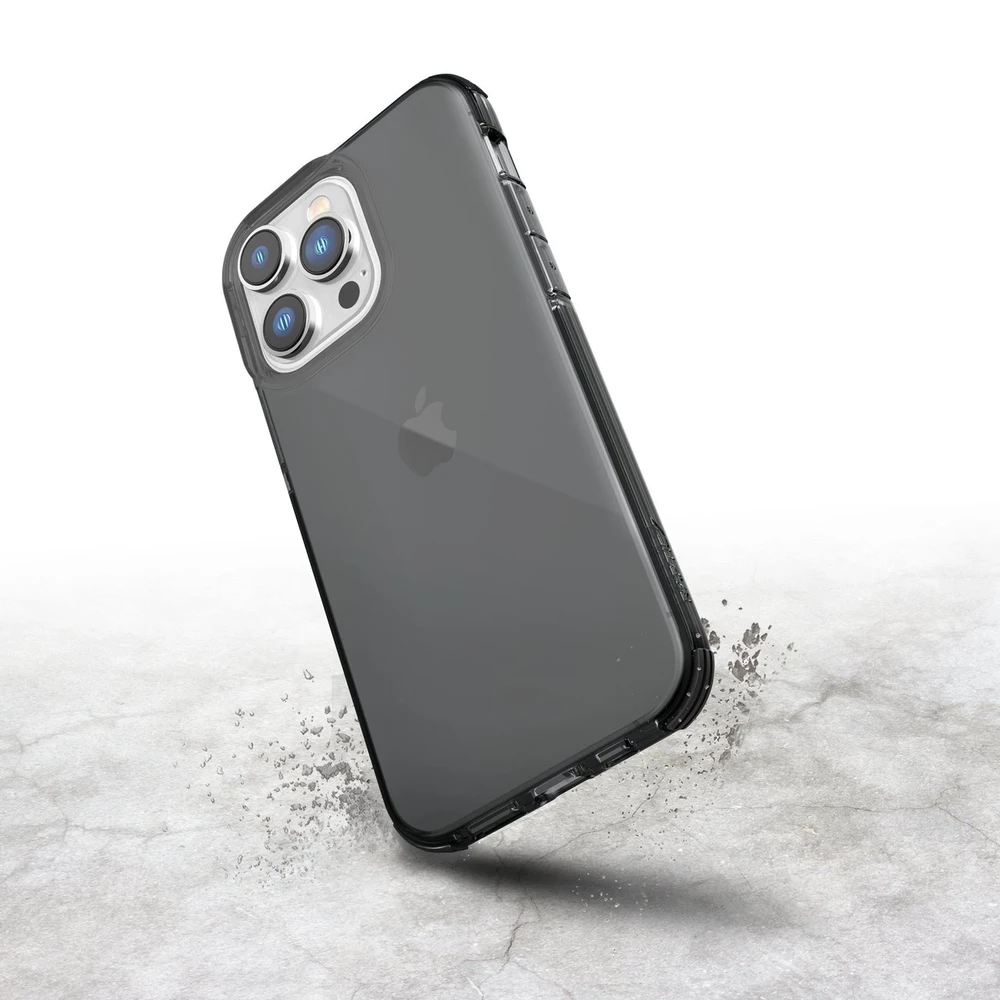 Raptic X-Doria Clear Apple iPhone 14 Pro armored dėklas telefonui pilkos spalvos