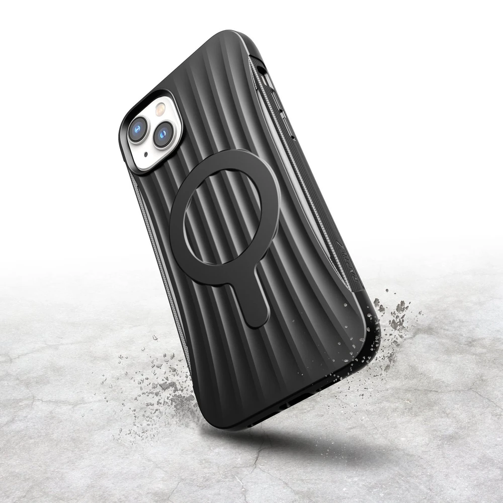 Raptic X-Doria Clutch Apple iPhone 14 Plus su MagSafe dėklas telefonui juodos spalvos