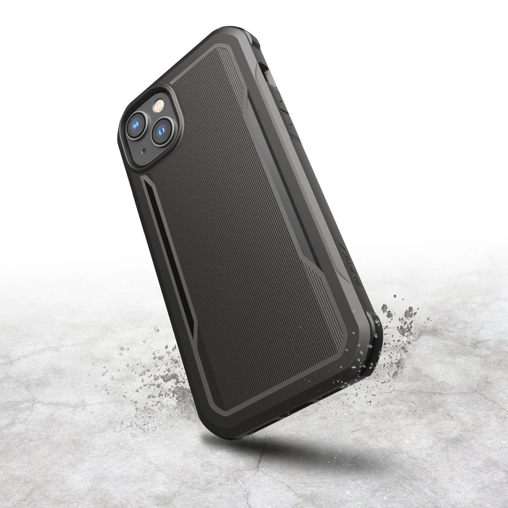 Raptic X-Doria Fort iPhone 14 Pro Max MagSafe armored dėklas telefonui juodos spalvos
