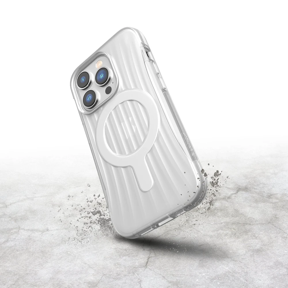 Raptic X-Doria Clutch iPhone 14 Pro MagSafe dėklas telefonui skaidrus