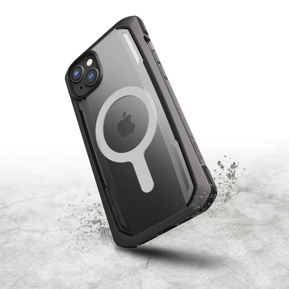 Raptic X-Doria Secure Apple iPhone 14 Plus su MagSafe armored dėklas telefonui juodos spalvos