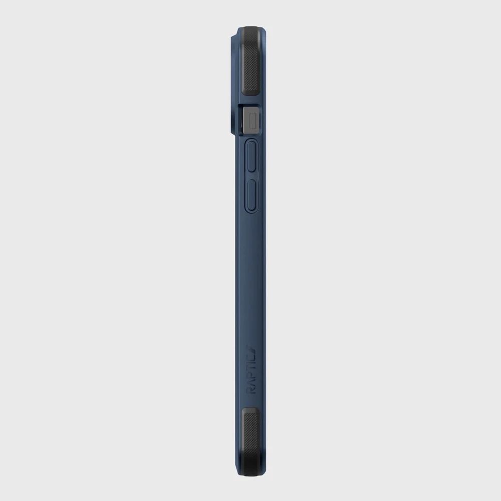 Raptic X-Doria Secure Apple iPhone 14 su MagSafe armored dėklas telefonui mėlynos spalvos