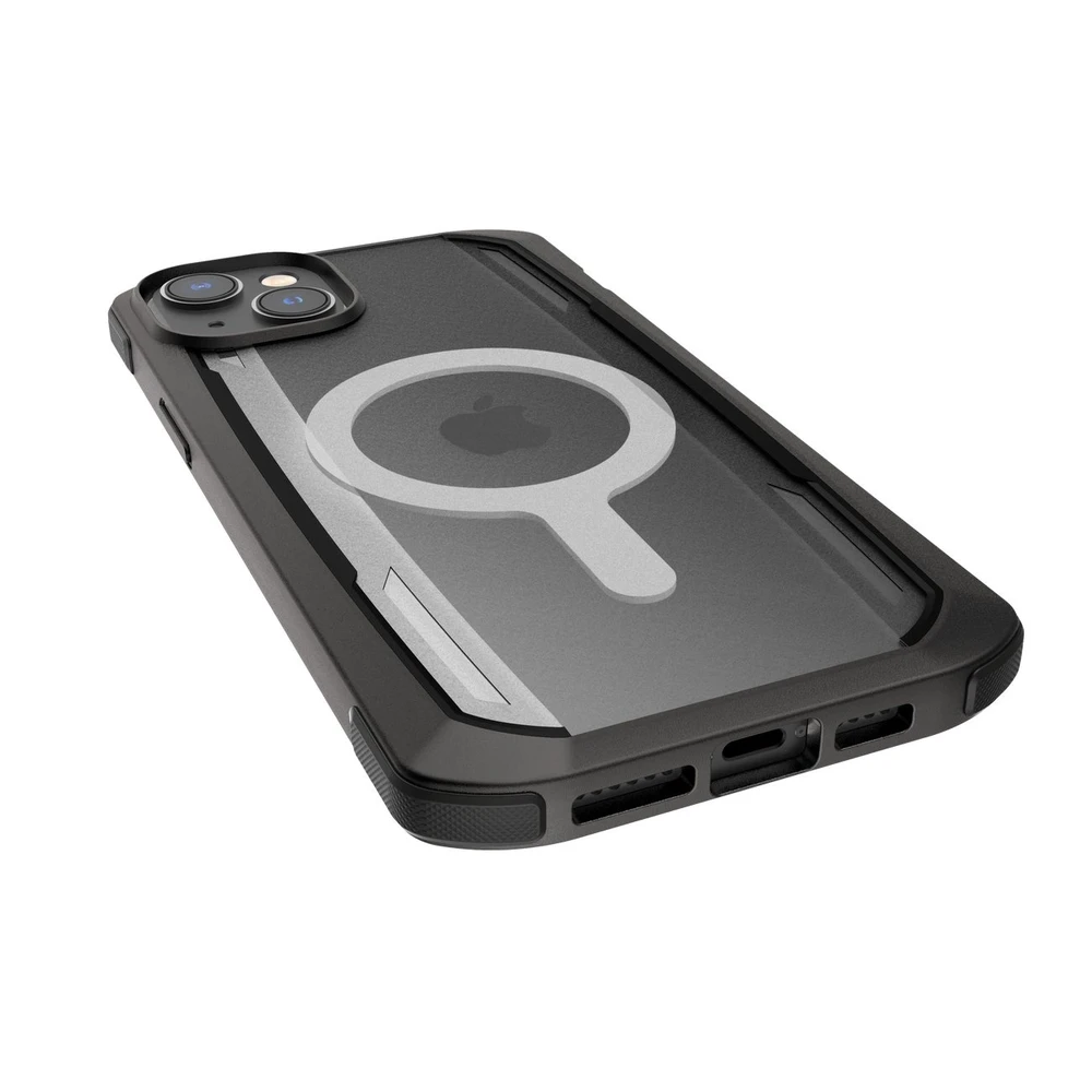 Raptic X-Doria Secure Apple iPhone 14 Pro Max su MagSafe armored dėklas telefonui juodos spalvos