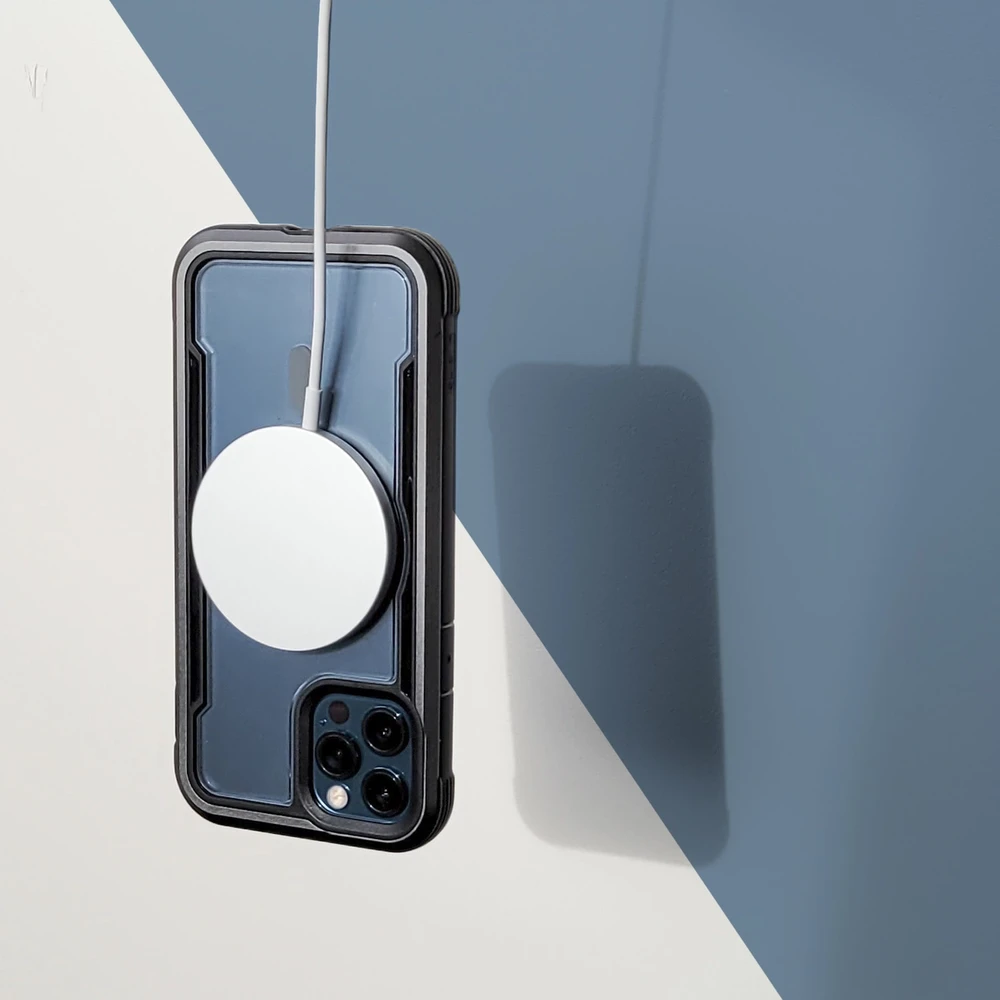 Raptic X-Doria Secure Apple iPhone 14 Pro Max su MagSafe armored dėklas telefonui juodos spalvos