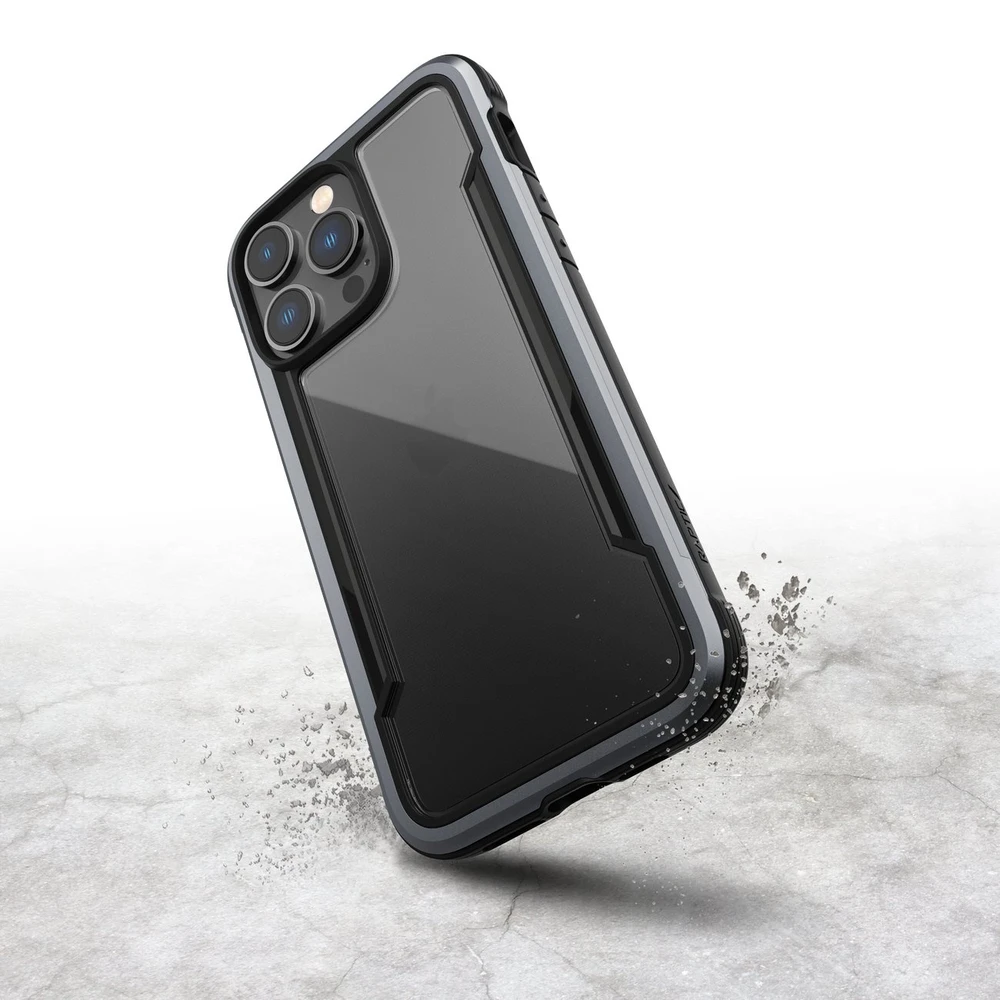 Raptic X-Doria Shield Apple iPhone 14 Pro Max armored dėklas telefonui juodos spalvos