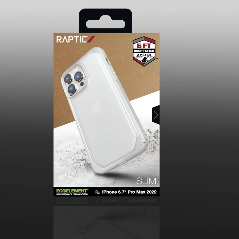 Raptic X-Doria Slim Apple iPhone 14 Pro Max dėklas telefonui skaidrus
