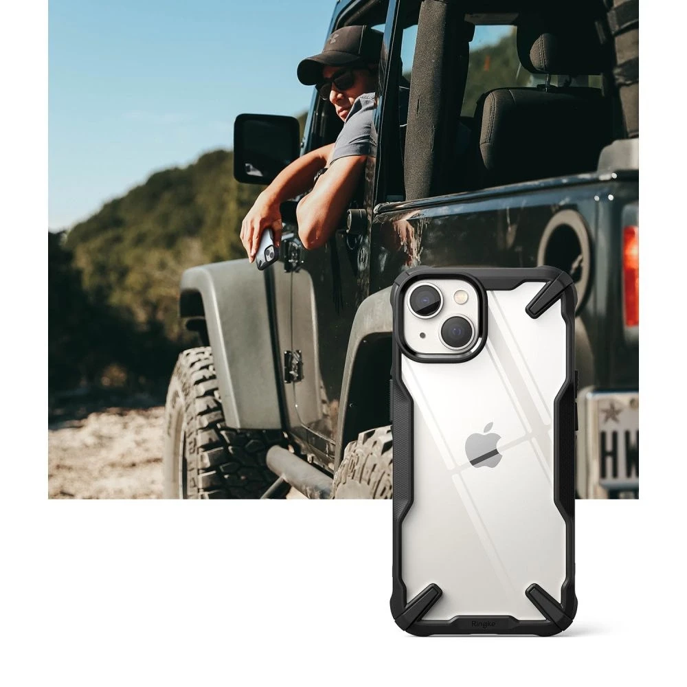 Ringke Apple iPhone 14 Plus 6.7 " Fusion X dėklas telefonui juodos spalvos