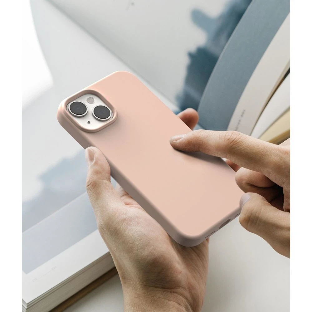 Ringke Apple iPhone 14 Plus 6.7 " silikoninis dėklas telefonui rožinės spalvos