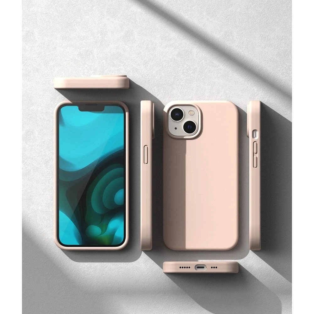 Ringke Apple iPhone 14 Plus 6.7 " silikoninis dėklas telefonui rožinės spalvos