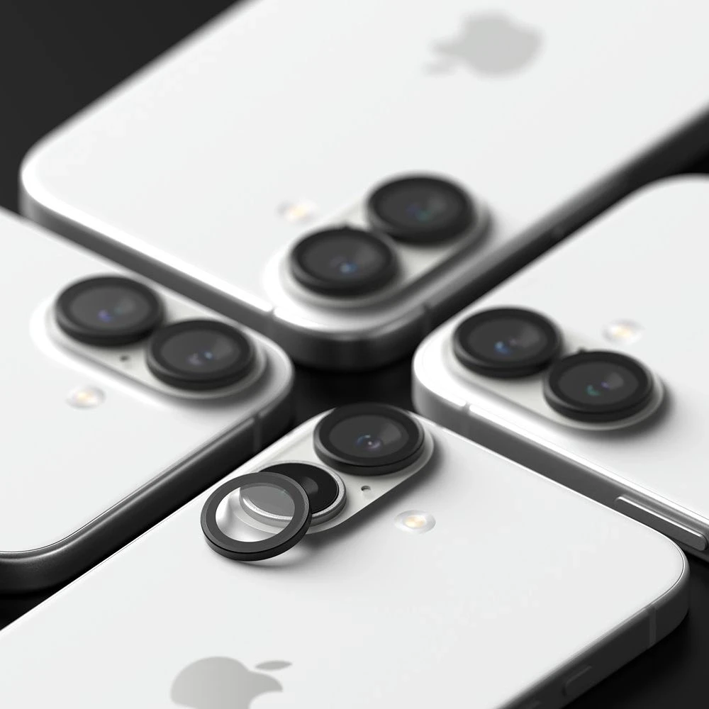 Kameros apsauga Apple iPhone 16 / Apple iPhone 16 Plus Ringke Camera Frame Protector 2-pack juodas