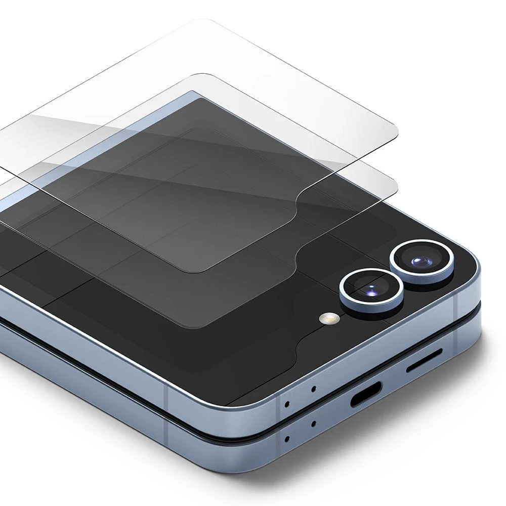 Apsauginis stiklas Samsung Galaxy Z Flip6 Ringke Cover Ekranas 2 vnt. skaidrus