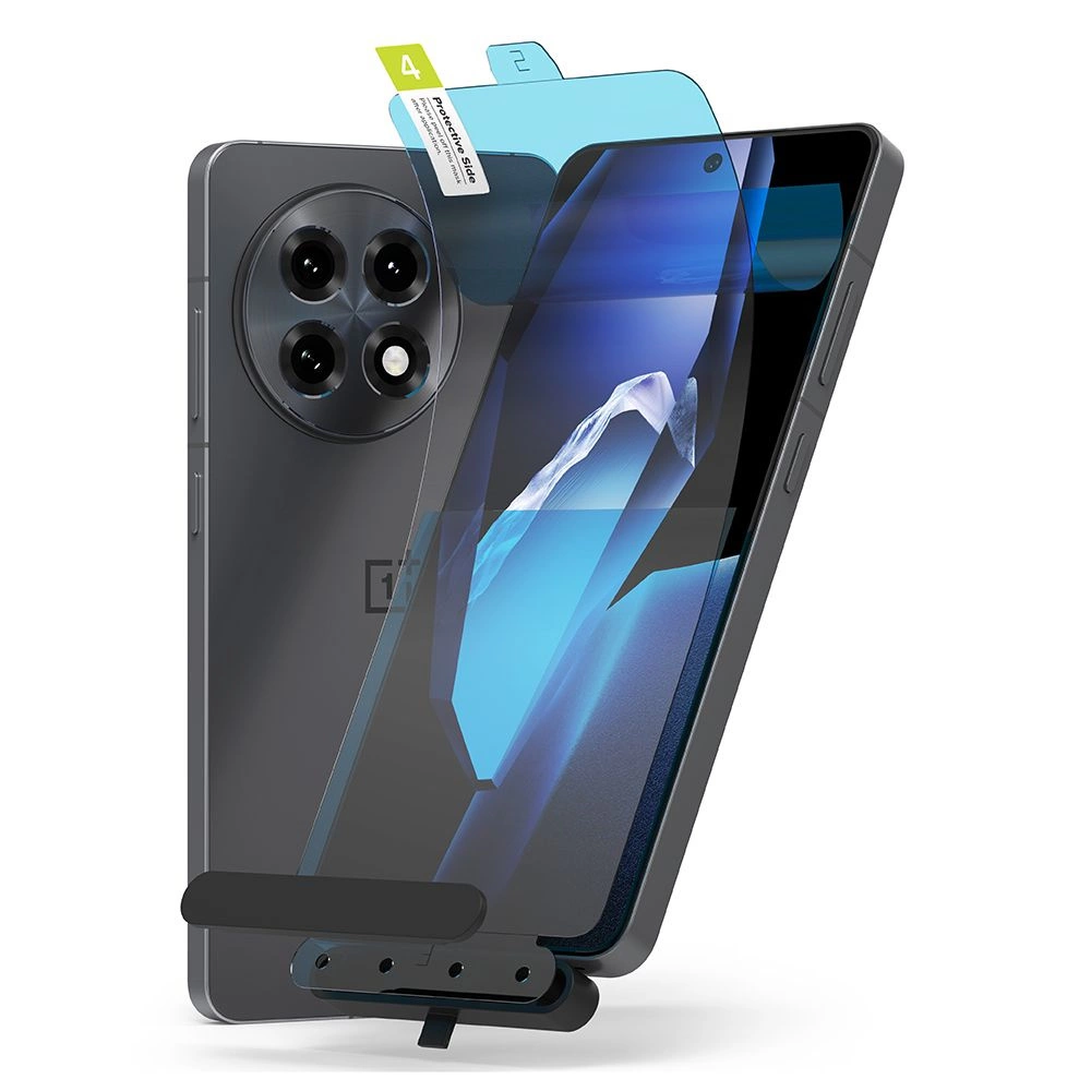 Ringke Dual Easy 2 pakuočių ekrano apsauga, skirta OnePlus 13R – skaidri