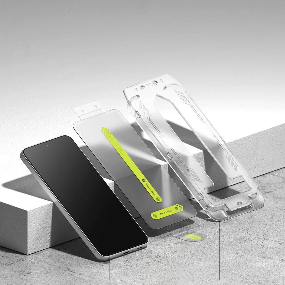 Ringke Easy Slide 2-pack apsauginis stiklas Samsung Galaxy A56 5G – skaidrus