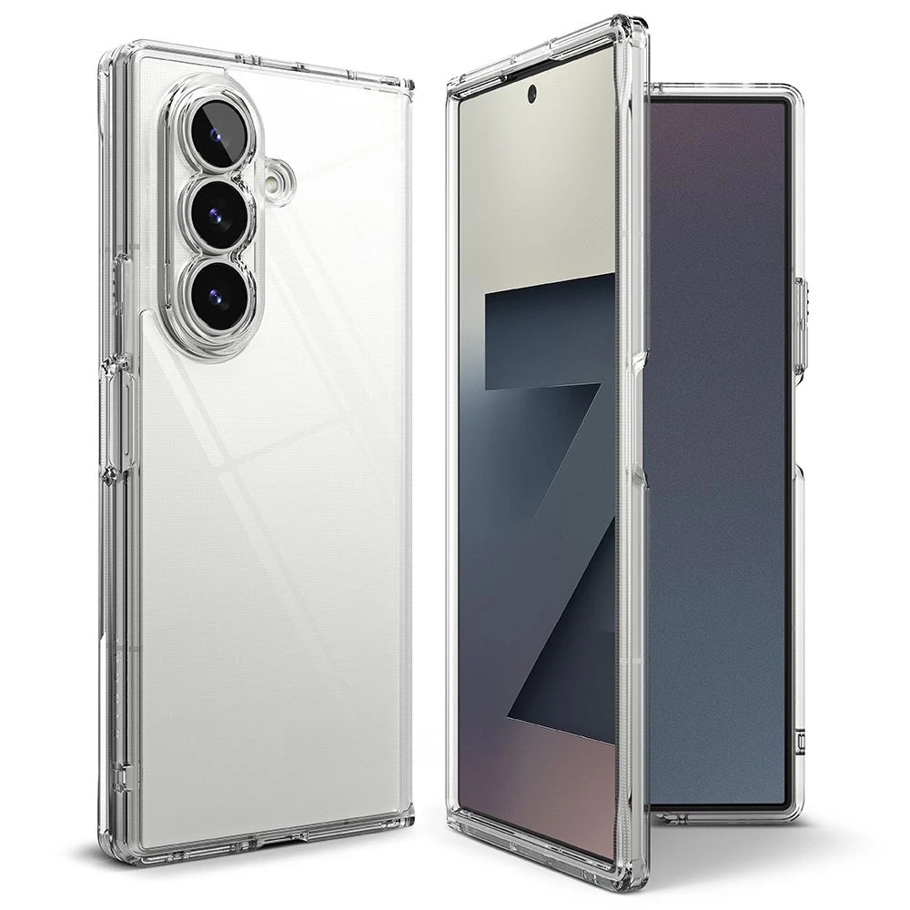 Ringke Fusion dėklas skirtas Samsung Galaxy Z Fold 7 - skaidrus