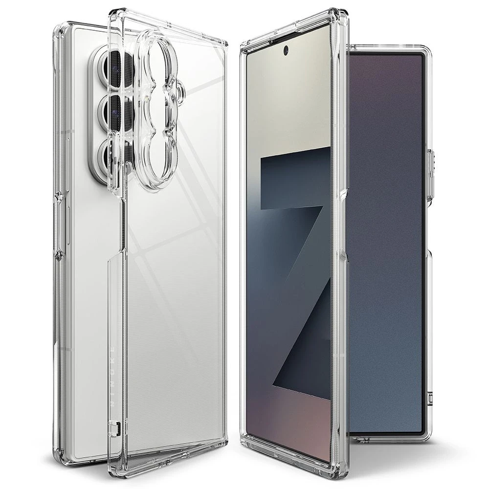 Ringke Fusion dėklas skirtas Samsung Galaxy Z Fold 7 - skaidrus