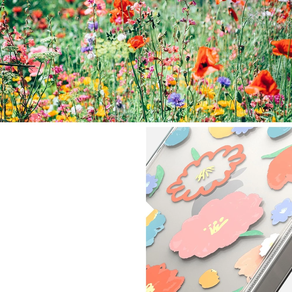 Ringke Fusion Design Armored Sleeve Gel Frame Apple iPhone 14 Plus dėklas telefonui skaidrus (Floral) (FD637E31)