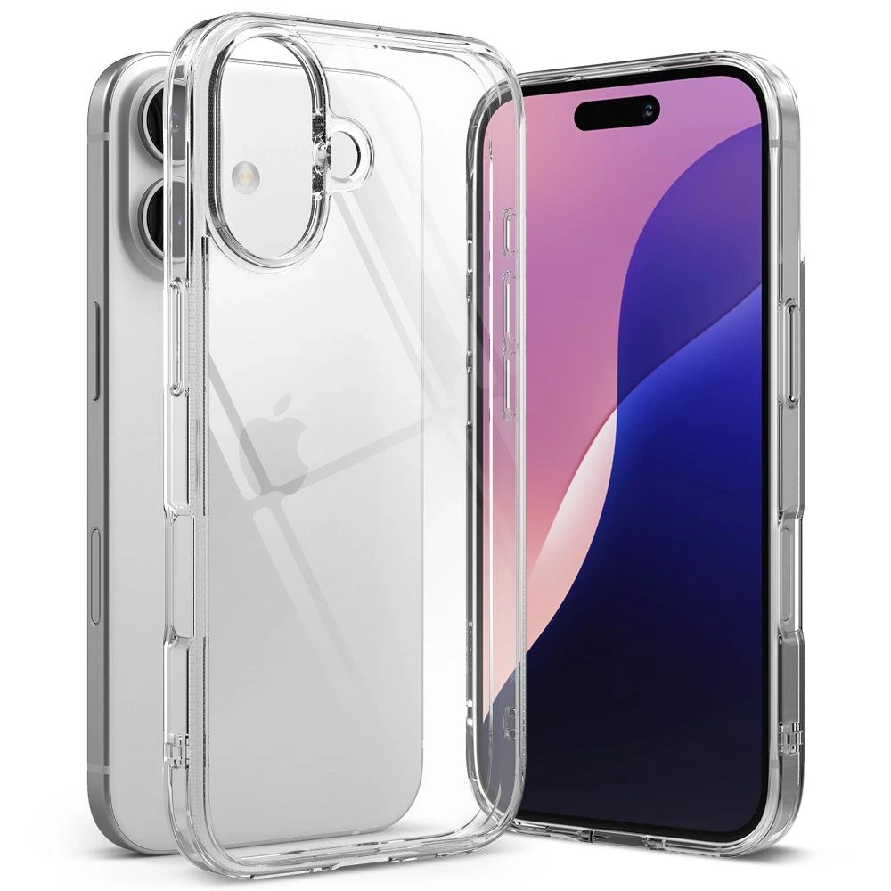 Dėklas Ringke Fusion iPhone 16 Case - skaidrus