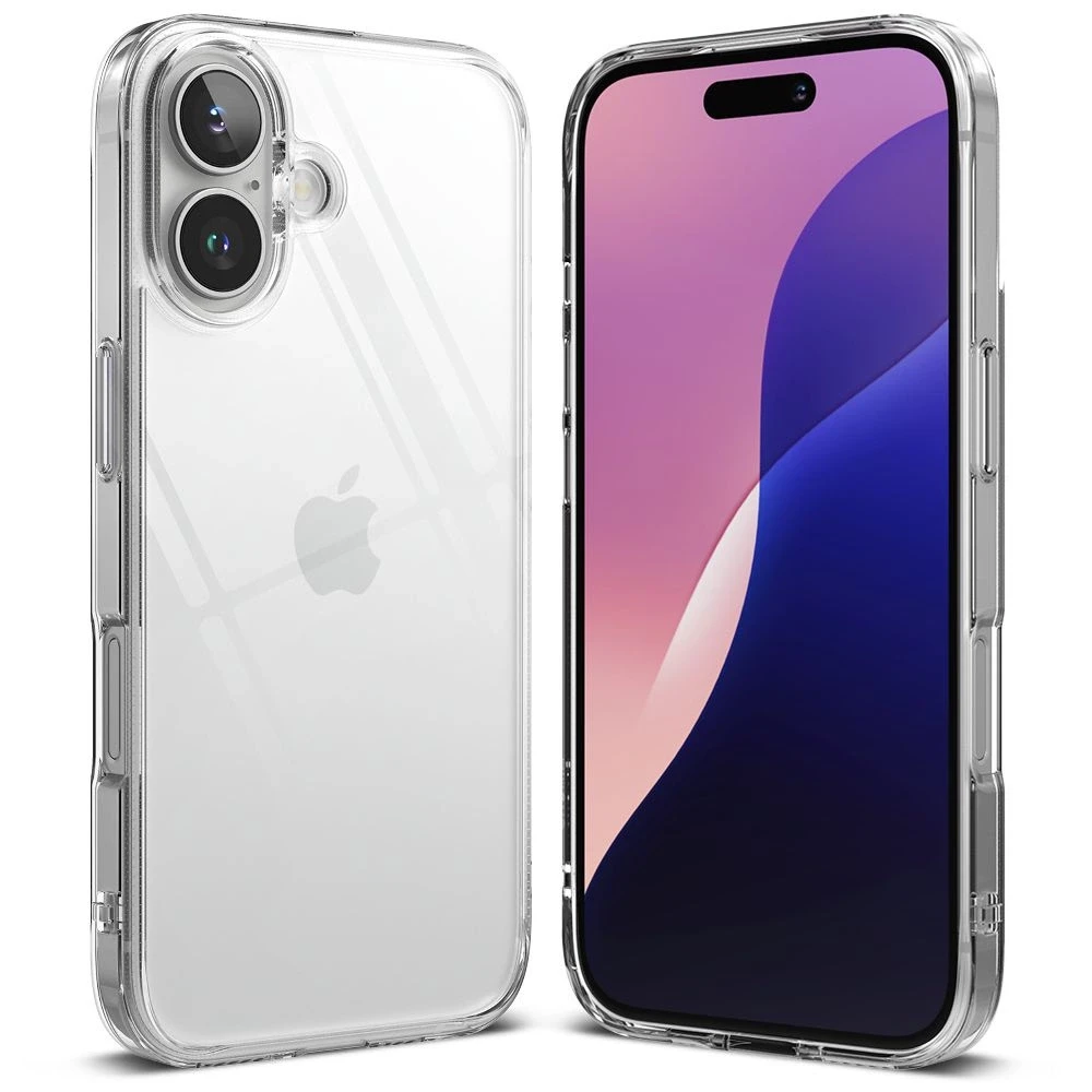 Dėklas Ringke Fusion iPhone 16 Case - skaidrus