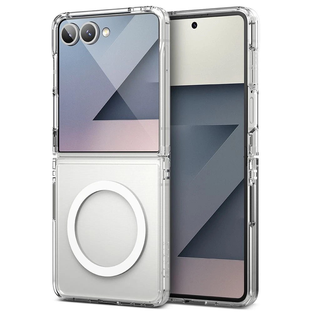 Ringke „Ring Fusion“ magnetinis „MagSafe“ dėklas „Samsung Galaxy Z Flip 7“ skydiveriui
