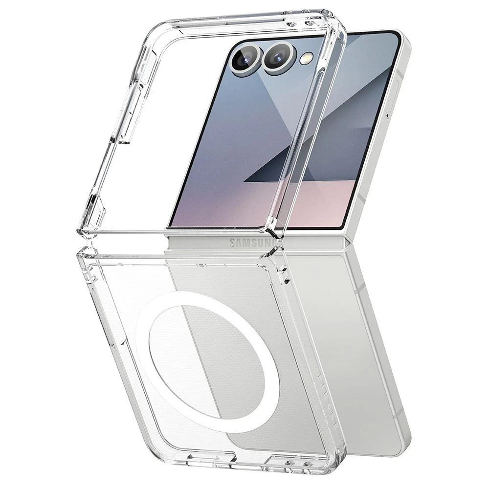 Ringke „Ring Fusion“ magnetinis „MagSafe“ dėklas „Samsung Galaxy Z Flip 7“ skydiveriui