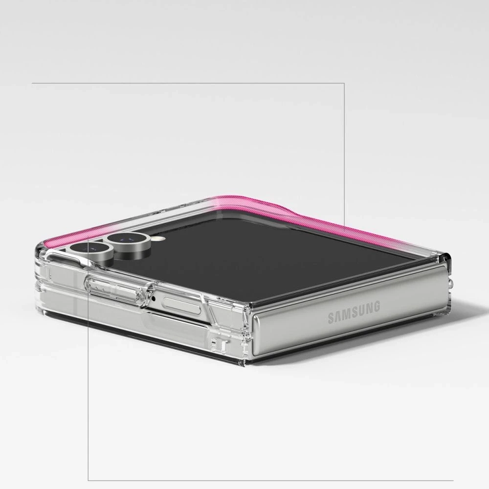Ringke „Ring Fusion“ magnetinis „MagSafe“ dėklas „Samsung Galaxy Z Flip 7“ skydiveriui