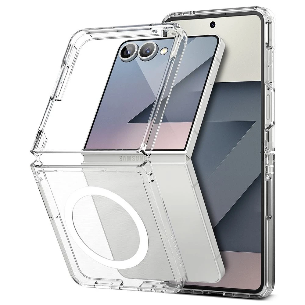 Ringke „Ring Fusion“ magnetinis „MagSafe“ dėklas „Samsung Galaxy Z Flip 7“ skydiveriui