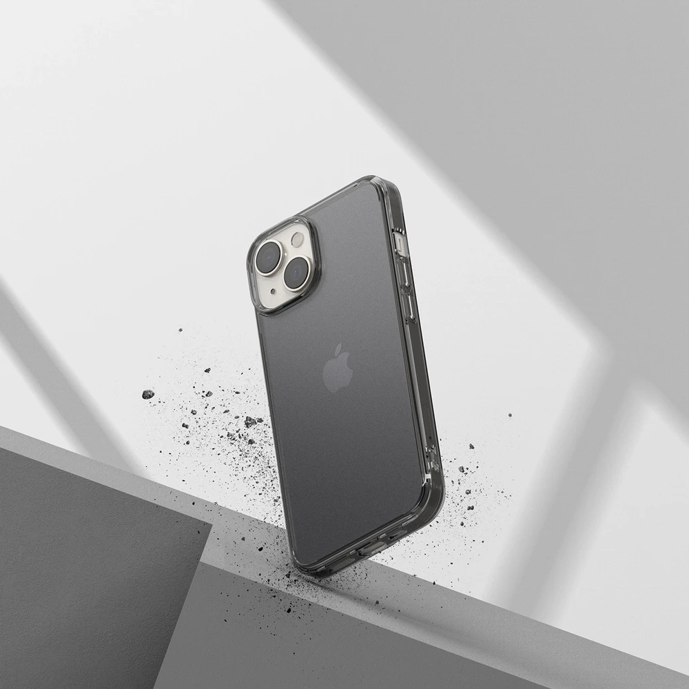 Ringke Fusion Matte iPhone 14 Plus gel frame dėklas telefonui pilkos spalvos