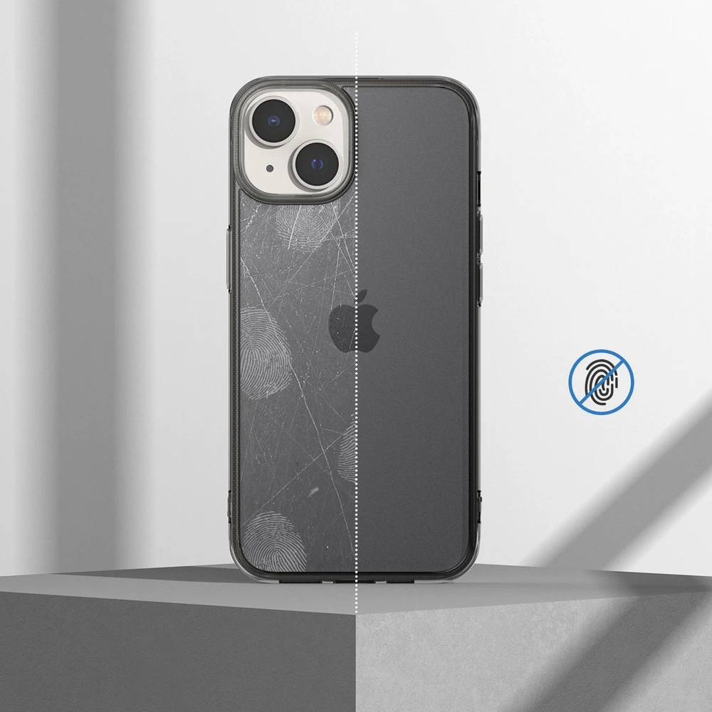 Ringke Fusion Matte iPhone 14 Plus gel frame dėklas telefonui pilkos spalvos
