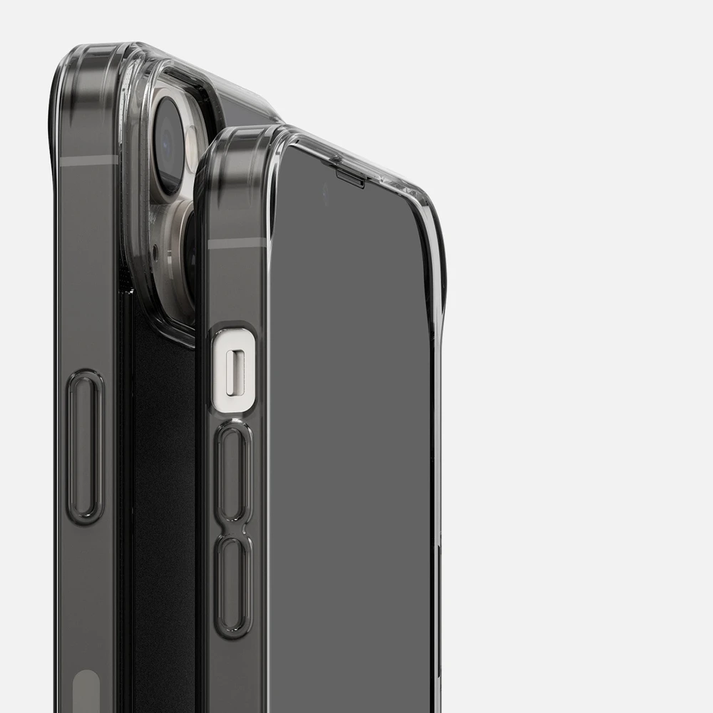 Ringke Fusion Matte iPhone 14 Plus gel frame dėklas telefonui pilkos spalvos