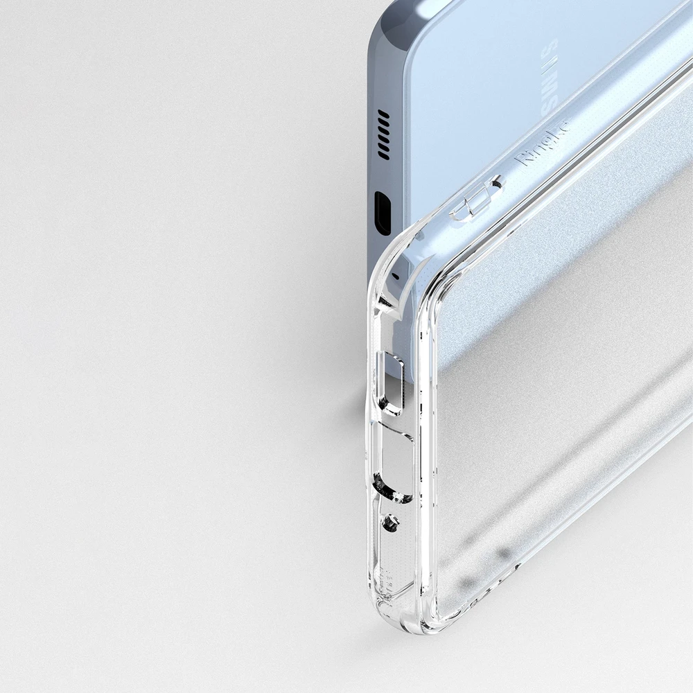 Dėklas Ringke Fusion Matte permatomas Samsung Galaxy A73 gelio rėmelis