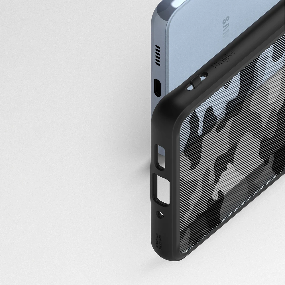 Ringke Fusion Matte frame Samsung Galaxy A73 dėklas telefonui juodos spalvos