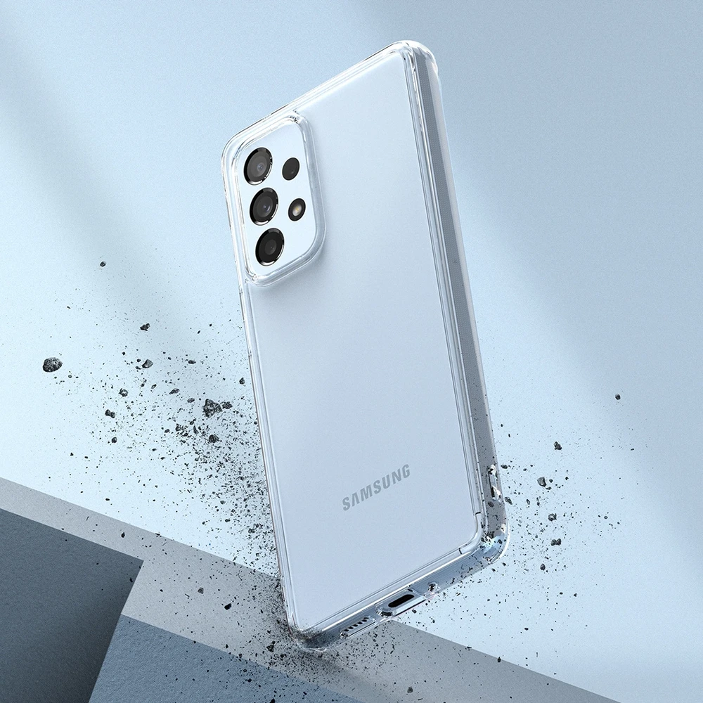 Ringke Fusion frame Samsung galaxy a73 dėklas telefonui skaidrus