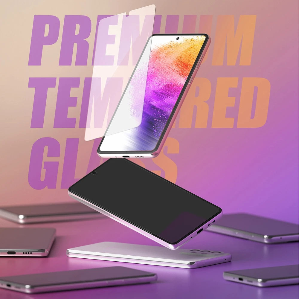 Ringke Invisible Defender ID Glass 2.5D 0.33mm ekrano apsauga Samsung Galaxy A73 5G