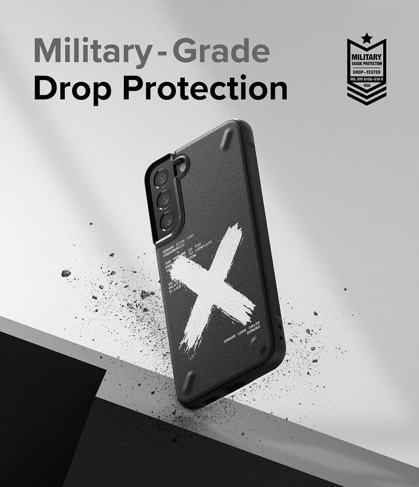 Ringke Onyx Design Durable Samsung Galaxy S22 + (S22 Plus) dėklas telefonui juodos spalvos (X) ()