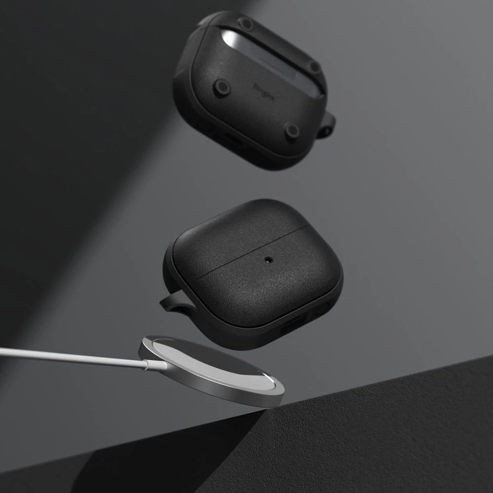 Sasung Galaxy Buds 3 / 3 PRO Ringke Onyx Magnetic MagSafe dėklas ausinėms juodos spalvos