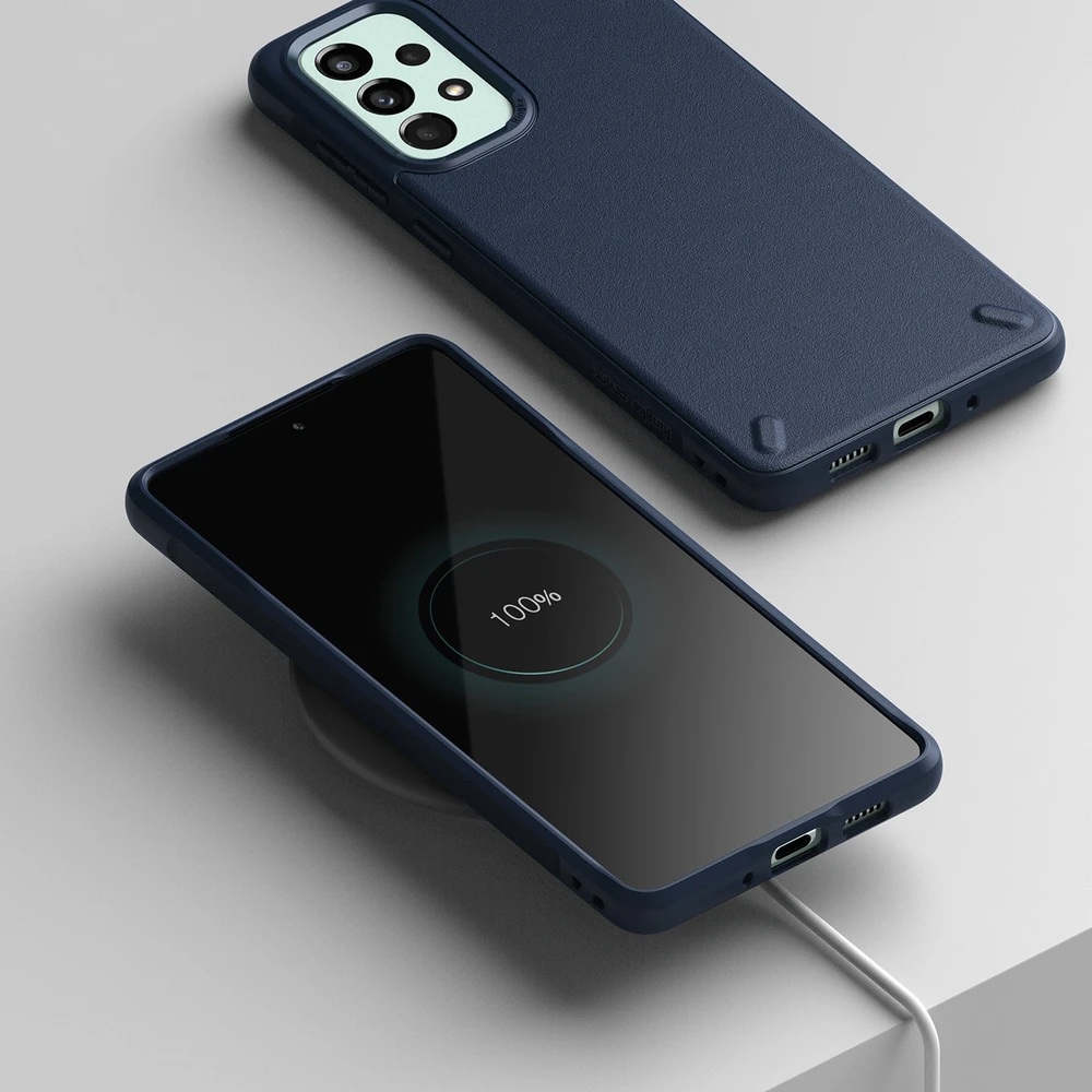 Ringke Onyx durable Samsung Galaxy A73 dėklas telefonui mėlynos spalvos