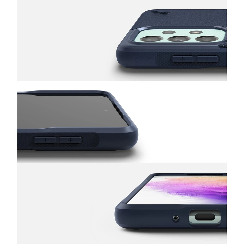 Ringke Onyx durable Samsung Galaxy A73 dėklas telefonui mėlynos spalvos