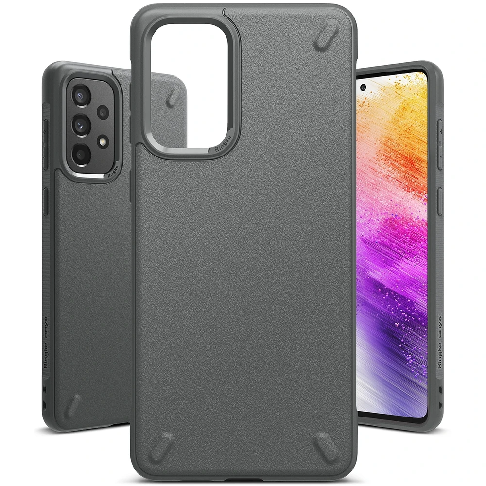 Ringke Onyx Durable TPU Samsung Galaxy A73 dėklas telefonui pilkos spalvos