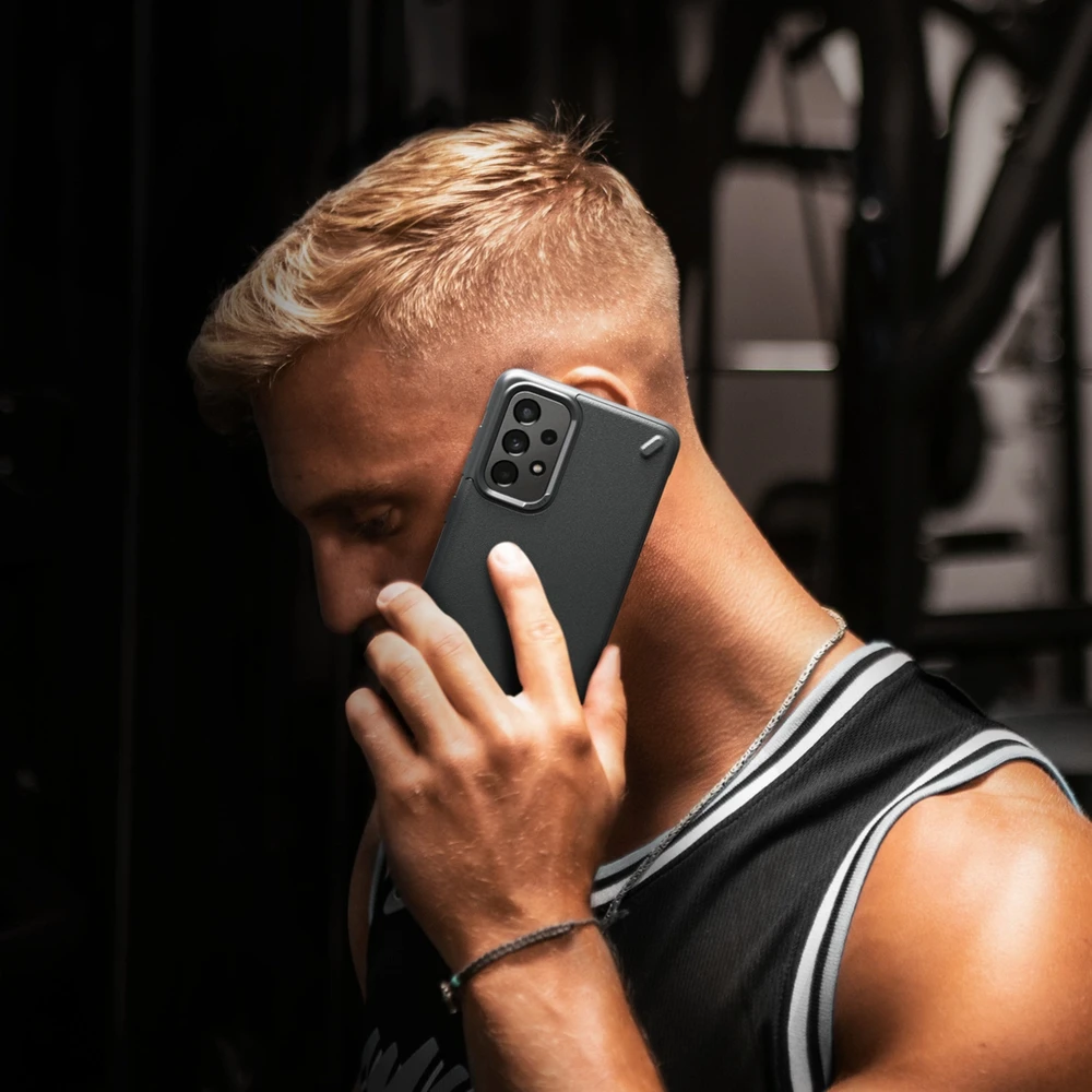 Ringke Onyx Durable TPU Samsung Galaxy A73 dėklas telefonui pilkos spalvos