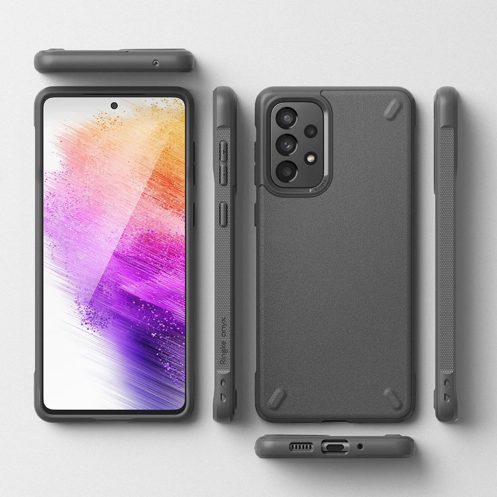 Ringke Onyx Durable TPU Samsung Galaxy A73 dėklas telefonui pilkos spalvos