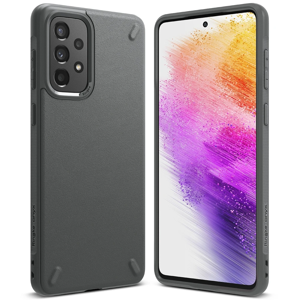 Ringke Onyx Durable TPU Samsung Galaxy A73 dėklas telefonui pilkos spalvos
