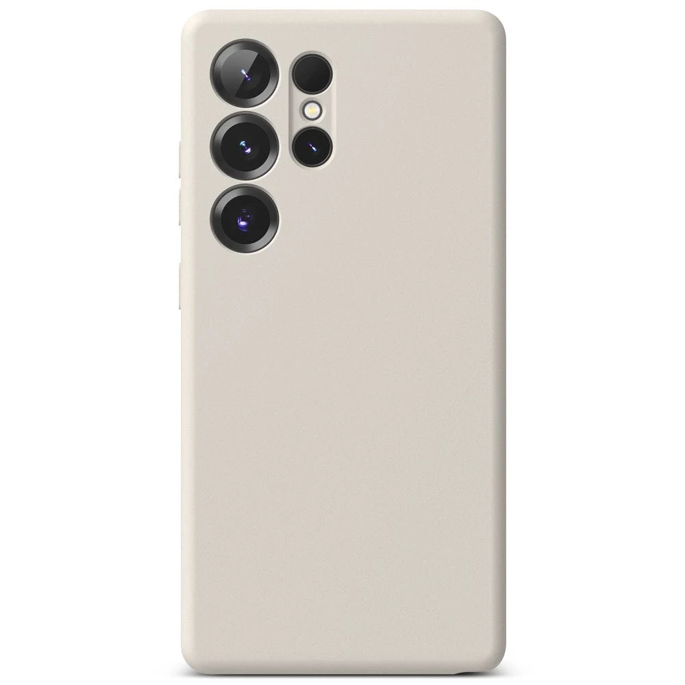 Dėklas Ringke Silicone MagSafe Samsung Galaxy S25 Ultra - rusvai gelsvas
