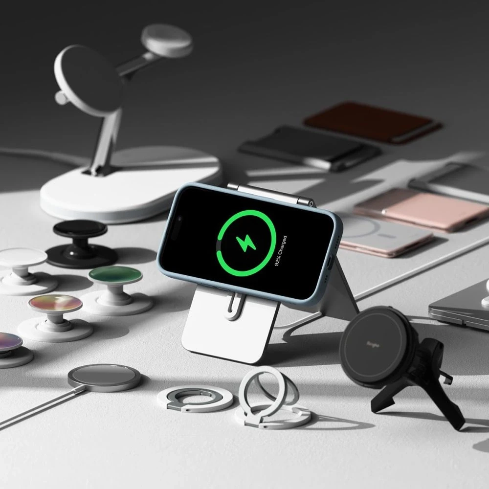 „Ringke“ silikoninis „MagSafe“ dėklas „Apple iPhone 16“ telefonui – Mėlyna