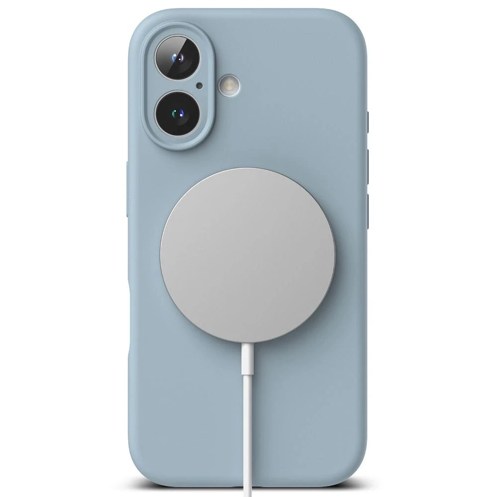 „Ringke“ silikoninis „MagSafe“ dėklas „Apple iPhone 16“ telefonui – Mėlyna