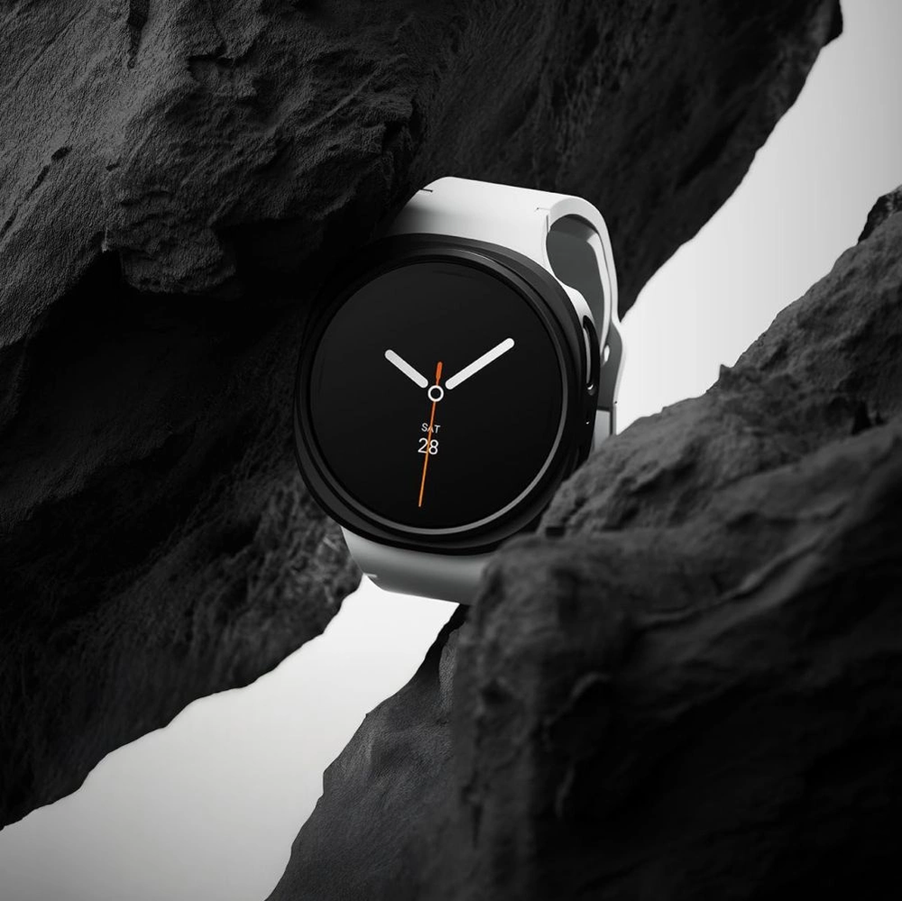 RINGKE SLIM 2-PACK GALAXY WATCH 8 / 9 (40 MM) SKAIDRUS IR MATINIS Juodas