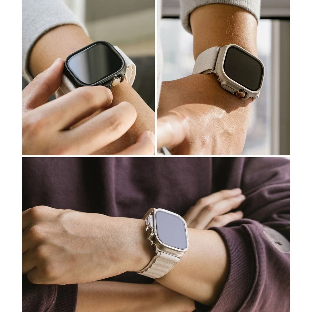 Ringke Išmaniojo laikrodžio Apple ekrano rėmelis, Pilkos spalvos, 49mm