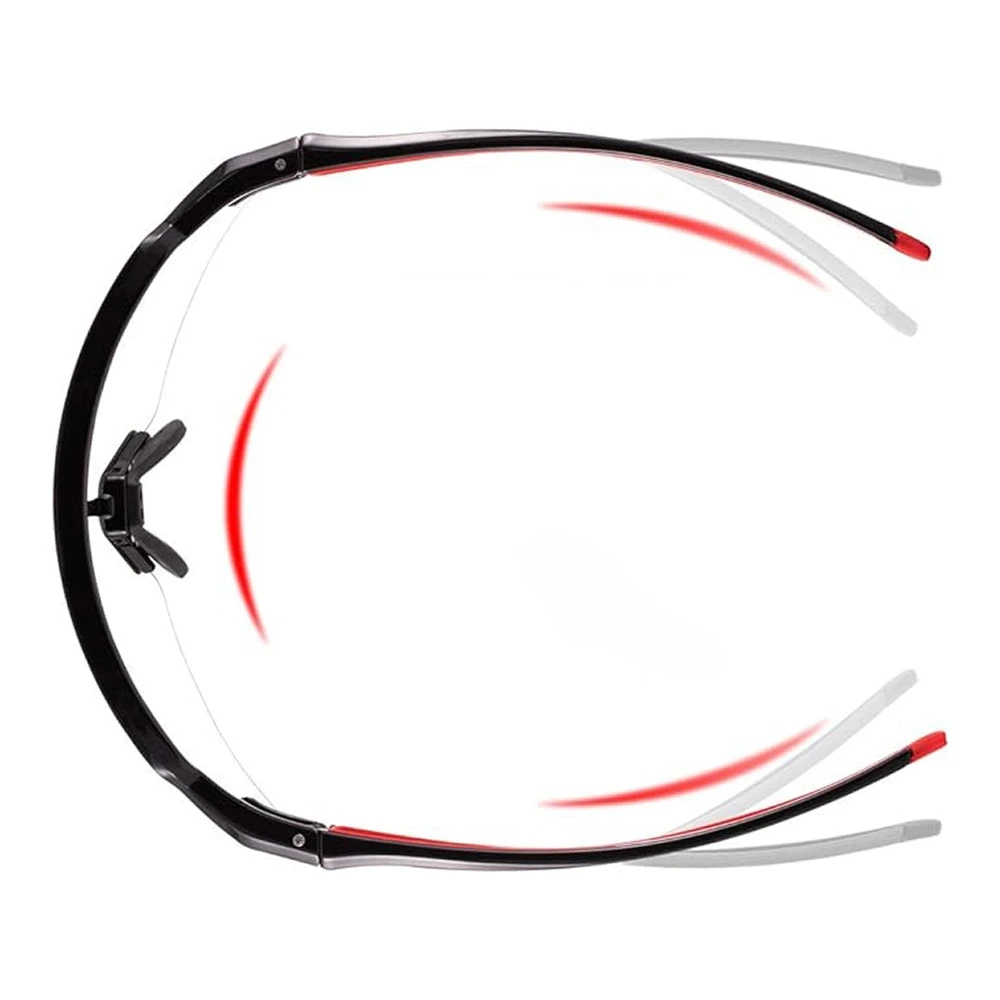 Rockbros 10173 Photochromic UV400 Cycling Glasses – Juodas and Raudona