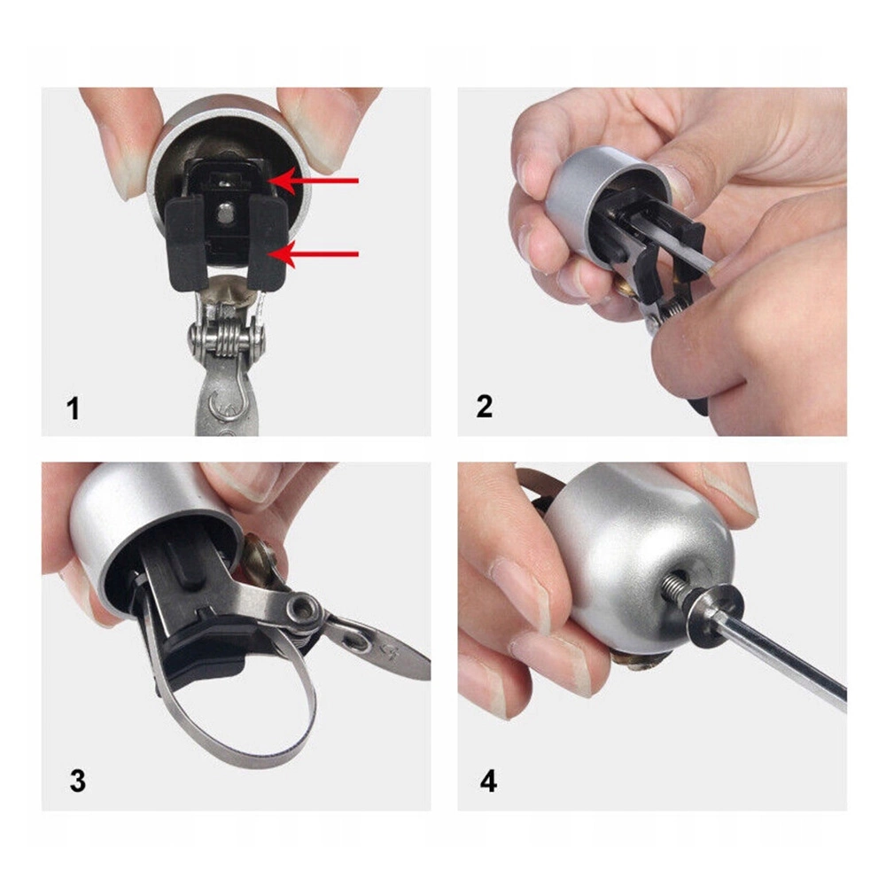 Rockbros 15-1BBK retro bicycle bell - juodas