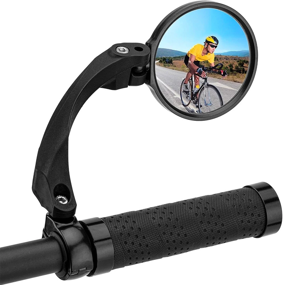 Rockbros 26210001004 bicycle mirror, right, rear – juodos spalvos