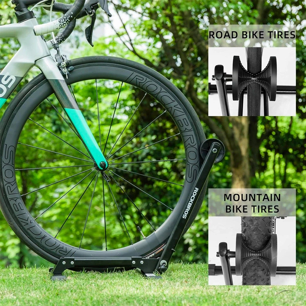 Rockbros 27210001001 Folding Bicycle Stand – juodos spalvos